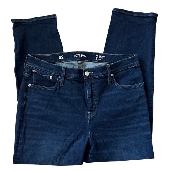 J. Crew High Rise ‘03 Super Stretch Slim Jeans Dark Wash Size 32 - Picture 6 of 10